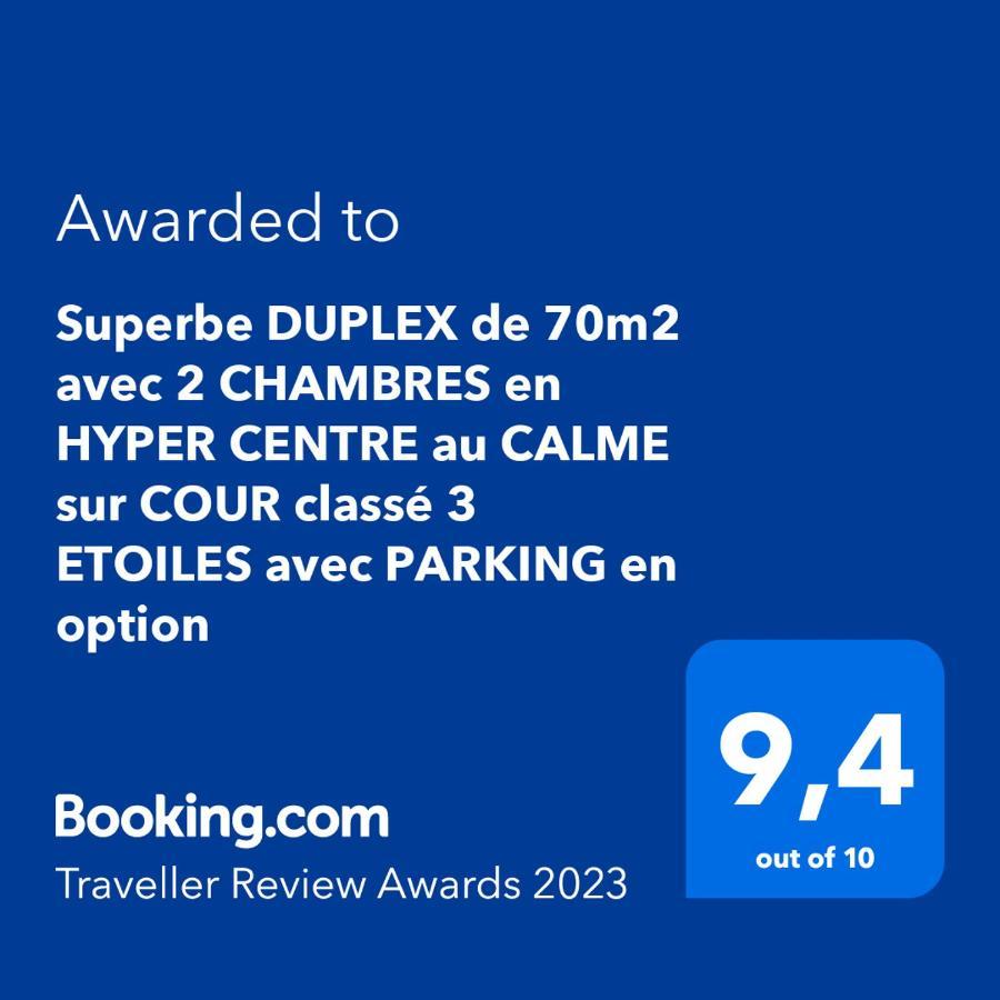 Superbe Duplex De 70M2 Avec 2 Chambres En Hyper Centre Au Calme Sur Cour Classe 3 Etoiles Avec Parking En Option La Rochelle  Ngoại thất bức ảnh
